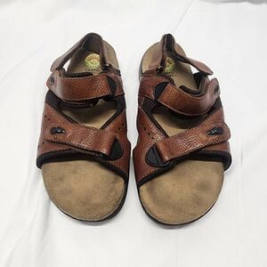 Earth Shoe Gelron 2000 Womens Size 10.5 Shoes Brown Open Comfort Slingback Sanda